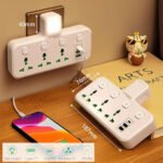 ⁦Multiprise Murale LED avec 2 ports USB-A et 1 port USB-C (charge rapide) - مقبس طاقة مقبس طاقة مع منافذ شحن⁩ - الصورة ⁦6⁩