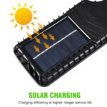 ⁦Lampadaires solaires à LED d'extérieur avec détecteur de mouvements - مصباح خارجي يعمل بالطاقة الشمسية⁩ - الصورة ⁦5⁩