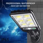 ⁦Lampadaires solaires à LED d'extérieur avec détecteur de mouvements - مصباح خارجي يعمل بالطاقة الشمسية⁩ - الصورة ⁦3⁩