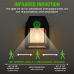 ⁦Applique Murale Solaire en Tungstène avec Détecteur de Mouvement Intelligent, 3 Modes⁩ - الصورة ⁦6⁩