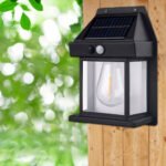 ⁦Applique Murale Solaire en Tungstène avec Détecteur de Mouvement Intelligent, 3 Modes⁩ - الصورة ⁦3⁩