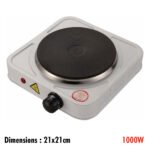 ⁦Cuiseur électrique avec plaque en fonte 1000W Température Réglable - لوحة طبخ كهربائية⁩ - الصورة ⁦3⁩