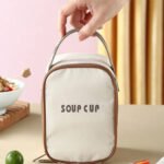⁦Boîte à Déjeuner Portable pour Soupes avec Sac Isotherme - علبة طعام محمولة⁩ - الصورة ⁦3⁩