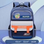 ⁦Sac à Dos Enfant Space Design Ludique Multi-Poches Bleu - حقيبة مدرسية للأطفال لون أزرق⁩ - الصورة ⁦3⁩