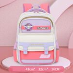⁦Sac à Dos Enfant Space Design Ludique Multi-Poches Rose - حقيبة مدرسية للأطفال لون وردي⁩ - الصورة ⁦3⁩