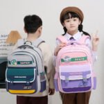 ⁦Sac à Dos Enfant Space Design Ludique Multi-Poches Bleu - حقيبة مدرسية للأطفال لون أزرق⁩ - الصورة ⁦2⁩