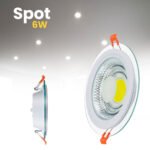 Spot de Plafond LED Encastré Directionnel 6W 03 Positions – مصباح سقف إضاءة ممتازة