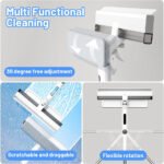 ⁦Raclette de fenêtre avec long manche et un spray de nettoyage 3 en 1 avec lame en caoutchouc - منظف زجاج قابل للتمدد 3في1⁩ - الصورة ⁦6⁩