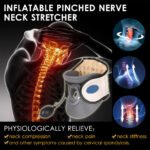 ⁦STARICARE Civière de cou gonflable et rétracteur de traction cervicale avec pompe - أداة تصحيح وضعية العنق⁩ - الصورة ⁦7⁩