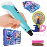 Stylo 3D Graffiti pour Enfants avec Recharges de Filament - قلم رسم ثلاثي الأبعاد للأطفال