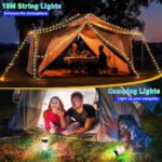 ⁦Lampe de Camping Enroulable avec Guirlande Lumineuse 10m - مصباح تخييم محمول وقابل للشحن⁩ - الصورة ⁦7⁩