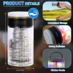 ⁦Lampe de Camping Enroulable avec Guirlande Lumineuse 10m - مصباح تخييم محمول وقابل للشحن⁩ - الصورة ⁦3⁩