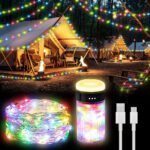 Lampe de Camping Enroulable avec Guirlande Lumineuse 10m - مصباح تخييم محمول وقابل للشحن