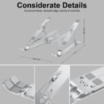 ⁦Support pliable réglable en Aluminium pour ordinateur Portable⁩ - الصورة ⁦7⁩