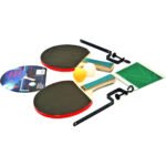 ⁦Ensembles Raquettes de tennis de table pingpong  avec 2 Balles⁩ - الصورة ⁦5⁩