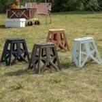 ⁦Tabouret Pliable et Portable idéal pour camping et sorties GM - كرسي خرجات قابل لطي⁩ - الصورة ⁦3⁩
