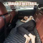 ⁦Matelas de Voiture Pliable avec Sangles Solides pour Siege Arrière⁩ - الصورة ⁦2⁩
