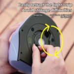 ⁦Guirlande lumineuse LED en forme de tente portable rechargeable pour camping - مصباح تخييم على شكل خيمة⁩ - الصورة ⁦2⁩
