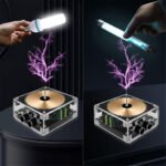 ⁦Bluetooth Mini Music Tesla Coil Kit,10 Cm Solid State Touchable Artificial Lightning⁩ - الصورة ⁦10⁩