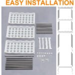 ⁦Étagère de salle de bain au-dessus des toilettes à 3 niveaux⁩ - الصورة ⁦4⁩