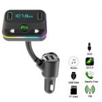 ⁦Transmetteur FM Voiture avec Affichage Numérique - مشغل الميديا في السيارة⁩ - الصورة ⁦3⁩