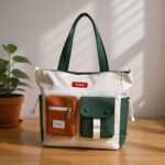 Sac Fourre-Tout Trend Style Coréen Pratique et Moderne Vert - حقيبة يد من قماش متعددة الجيوب - أخضر