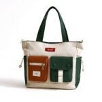 ⁦Sac Fourre-Tout Trend Style Coréen Pratique et Moderne Vert - حقيبة يد من قماش متعددة الجيوب - أخضر⁩ - الصورة ⁦2⁩