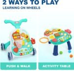 ⁦Trotteur Bébé Multifonction 4 en 1 avec Panneau de Jeu – مشاية أطفال متعددة الوظائف⁩ - الصورة ⁦6⁩