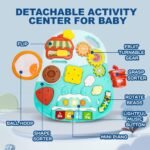 ⁦Trotteur Bébé Multifonction 4 en 1 avec Panneau de Jeu – مشاية أطفال متعددة الوظائف⁩ - الصورة ⁦3⁩