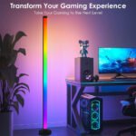 ⁦Lampadaire d'Angle LED RGB à Intensité Variable - مصباح ملون للديكور⁩ - الصورة ⁦5⁩