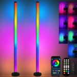 ⁦Lampadaire d'Angle LED RGB à Intensité Variable - مصباح ملون للديكور⁩ - الصورة ⁦4⁩