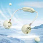 ⁦Ventilateur De Cou Rechargeable À 3 Vitesses DM68A - مروحة عنق⁩ - الصورة ⁦6⁩