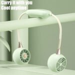 ⁦Ventilateur De Cou Rechargeable À 3 Vitesses DM68A - مروحة عنق⁩ - الصورة ⁦2⁩