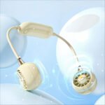 ⁦Ventilateur De Cou Rechargeable À 3 Vitesses DM68A - مروحة عنق⁩ - الصورة ⁦5⁩