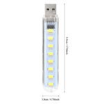 ⁦Porte Clé Mini-Lampe à LED USB - مصباح محمول بحجم صغير⁩ - الصورة ⁦3⁩