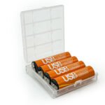 ⁦Pack de 4 Piles Rechargeables USB Type-C – AA 1.5V 2200 mAh - علبة من 4 بطاريات قابلة للشحن⁩ - الصورة ⁦2⁩