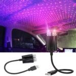 ⁦Double Projecteur Étoilé LED pour Intérieur de Voiture USB – إضاءة سقف السيارة⁩ - الصورة ⁦2⁩