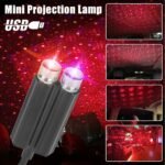 ⁦Double Projecteur Étoilé LED pour Intérieur de Voiture USB – إضاءة سقف السيارة⁩ - الصورة ⁦6⁩