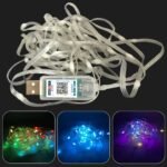 ⁦Guirlande LED RGB Intelligente USB avec App 5m - شريط إضاءة بطول 5 أمتار⁩ - الصورة ⁦2⁩