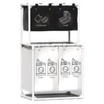 ⁦Grand Panier à Linge 4 Compartiments pour Ranger les Vêtements - سلة تجميع الملابس حجم كبير⁩ - الصورة ⁦7⁩