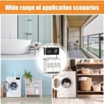 ⁦Grand Panier à Linge 4 Compartiments pour Ranger les Vêtements - سلة تجميع الملابس حجم كبير⁩ - الصورة ⁦3⁩