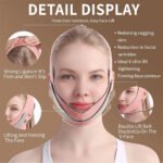 ⁦Sangle de levage du visage avec double réduction de menton⁩ - الصورة ⁦3⁩