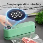 ⁦Mini scelleuse sous vide et Extracteur d'air portable 60 kPa avec 3 niveaux de température - جهاز تفريغ الهواء وغلق الأكياس⁩ - الصورة ⁦6⁩