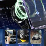 ⁦Support de téléphone double face ventouse électrique - حامل هواتف مغناطيسي⁩ - الصورة ⁦3⁩