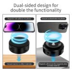 ⁦Support de téléphone double face ventouse électrique - حامل هواتف مغناطيسي⁩ - الصورة ⁦2⁩