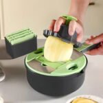 ⁦Râpe Multifonction 9en1 pour trancher les légumes - قطاعة خضر متعددة الإستعمالات⁩ - الصورة ⁦2⁩