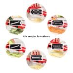 ⁦Mandoline Coupe-Légumes 10 en 1 – قطاعة خضروات⁩ - الصورة ⁦4⁩