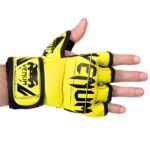 ⁦Gants de Boxe et MMA Demi-Doigts de Haute Qualité - قفازات البوكس⁩ - الصورة ⁦4⁩