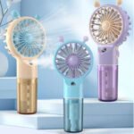 ⁦Humidificateur et Ventilateur Portatif avec Batterie Rechargeable USB 2en1 - مروحة ومعطر جو⁩ - الصورة ⁦6⁩