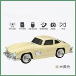⁦Haut-parleur audio Bluetooth sans fil En forme de Voiture Vintage , Carte mémoire , appels , AUX , Clé USB , FM RADIO⁩ - الصورة ⁦4⁩